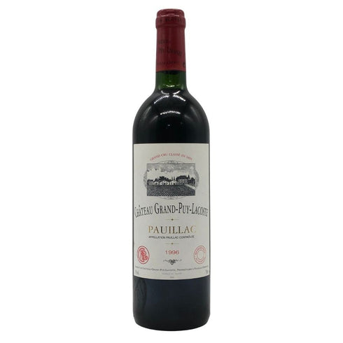 シャトー グラン ピュイ ラコスト 1996 750ml 13% Chateau Grand Puy Lacoste ボルドーワイン【A3】