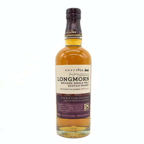 ロングモーン ダブルカスクマチュアード スペイサイド 18年 700ml 48% LONGMORN Double Cask Matured SPEYSIDE 【R4】