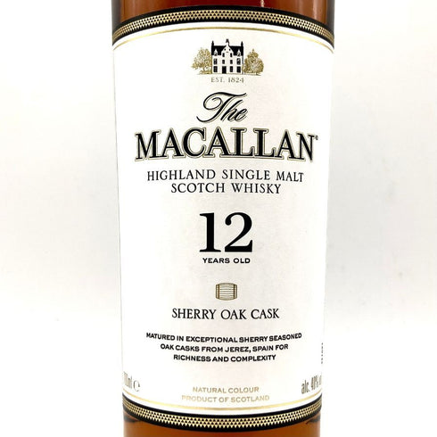 ザ マッカラン 12年 シェリーオークカスク 700ml 40% The MACALLAN スコッチウイスキー【T】