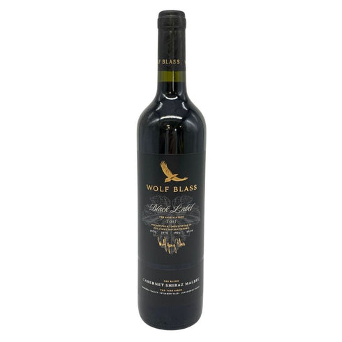 ウルフブラス ブラックラベル カベルネ シラーズ マルベック 2017 750ml 14.5% Wolf Blass Black Label Cabernet Sauvignon Shiraz 【E2】