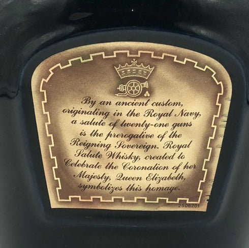 シーバス ブラザーズ ロイヤルサルート 21年 青陶器 700ml 40% CHIVAS BROTHERS ROYAL SALUTE スコッチウイスキー1335g【F0】