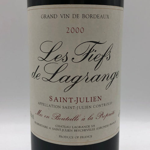 レ フィエフ ド ラグランジュ 2000 750ml 13% Les fiefs de lagrange ボルドーワイン【M0】