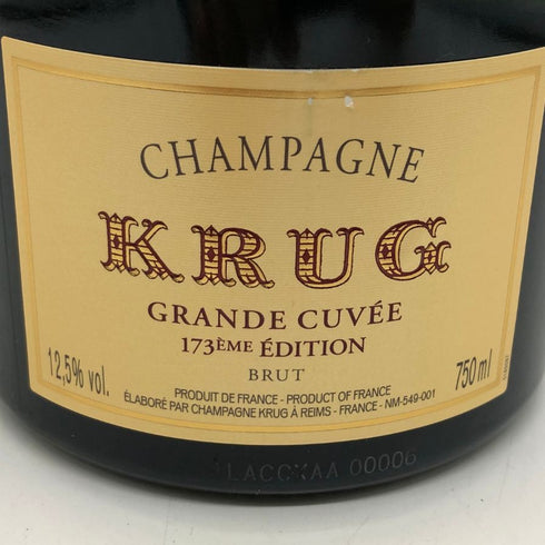 クリュッグ ブリュット 白 750ml 12.5% KRUG BRUT シャンパン【D1】