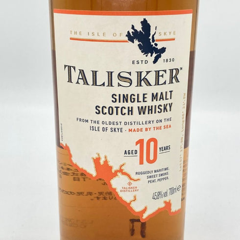 タリスカー 10年 シングルモルト 700ml 45.8% TALISKER SINGLE MALT スコッチウイスキー【J4】