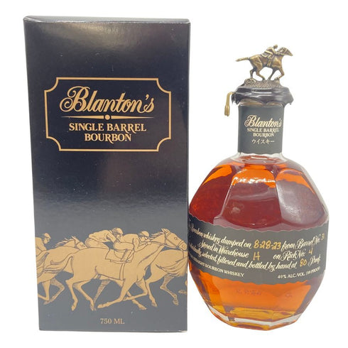 ブラントン シングルバレル ブラックラベル 2023 750ml 40% Blanton's SINGLE BARREL BLACK LABEL バーボン【A】