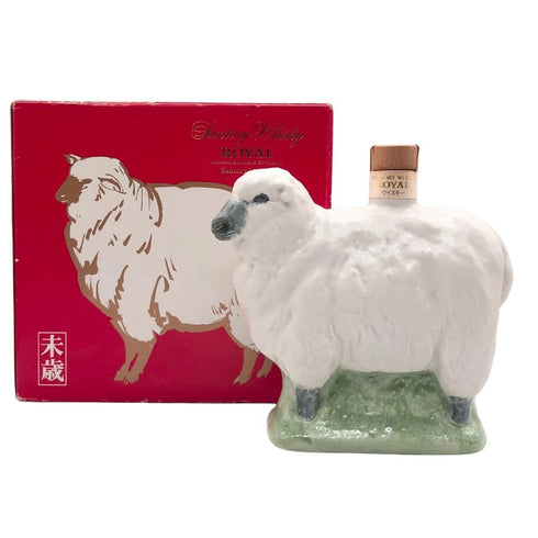 東京都限定◆サントリー ウイスキー ローヤル 干支ボトル 未歳 ひつじ 600ml 43% SUNTORY WHISKY ROYAL 1250.8g【N4】