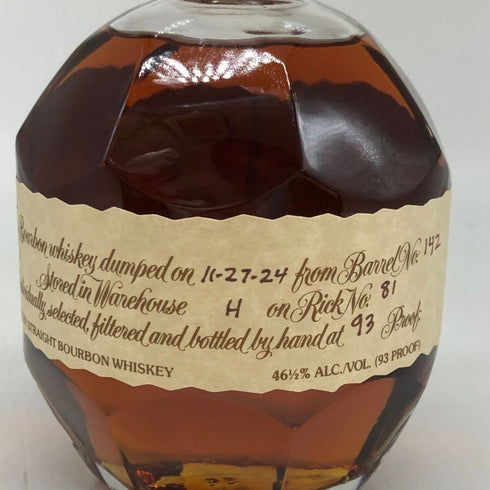 ブラントン シングルバレル 2024 750ml 46.5% Blanton's SINGLE BARREL バーボン【X4】