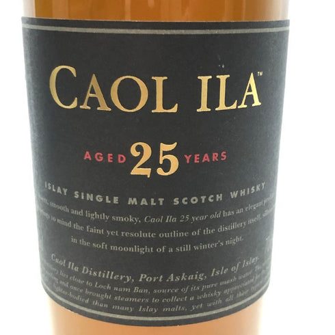 カリラ 25年 シングルモルト 700ml 43% CAOL ILA スコッチウイスキー【I1】