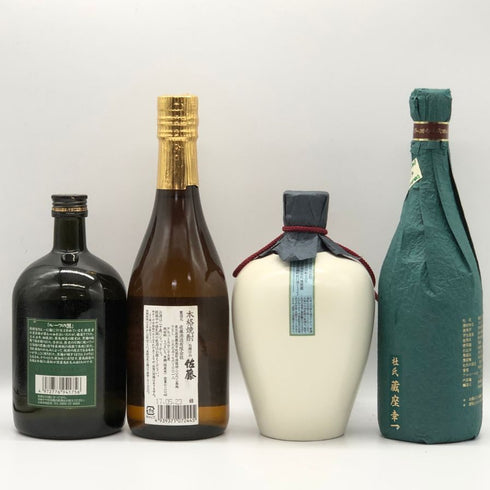 【芋焼酎4本セット】黒麹焼き芋 緑 杜氏 蔵座幸一 720ml 28%&佐藤 白 720ml 25%&黒霧島 720ml 25%&一刻者 石蔵甕貯蔵 720ml 27% 芋焼酎1115g【20】