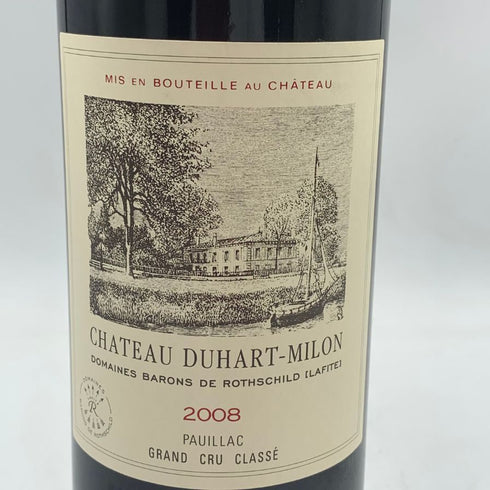 シャトーデュアールミロン 2008 750ml 13% CHATEAU DUHART MILON 【E2】