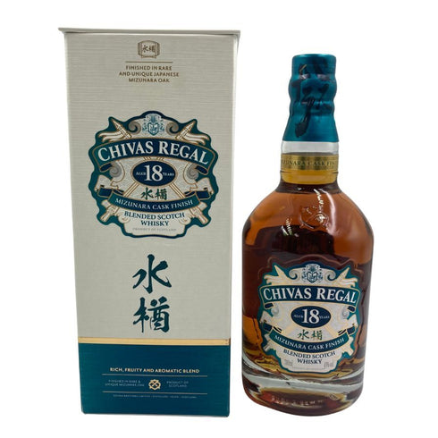 シーバスリーガル 18年 ミズナラ 700ml 43% CHIVAS REGAL MIZUNARA スコッチウイスキー【H4】