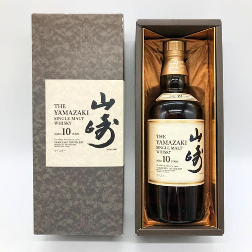 東京都限定◆サントリー 山崎 10年 シングルモルト ホワイトラベル 700ml 40% SUNTORY SINGLE MALT 【O】