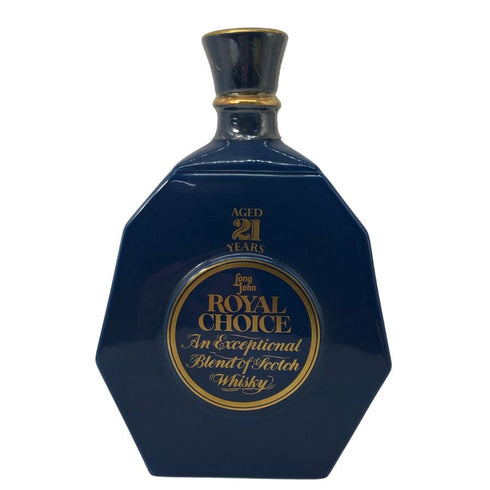 ロングジョン ロイヤルチョイス 21年 陶器ボトル 700ml 43% LongJohn ROYALCHOICE スコッチウイスキー1162g【J1】