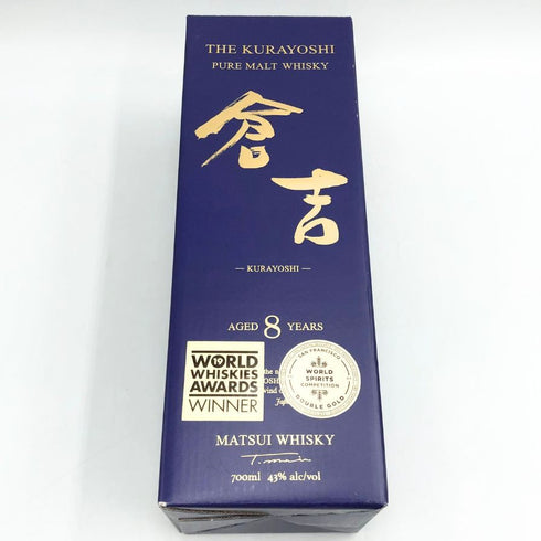 東京都限定◆倉吉 8年 マツイ ピュアモルト 700ml 43% 【O1】