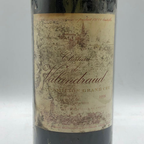 シャトー ヴァランドロー 1998 750ml 15% CHATEAU VALANDRAUD ボルドーワイン【P4】