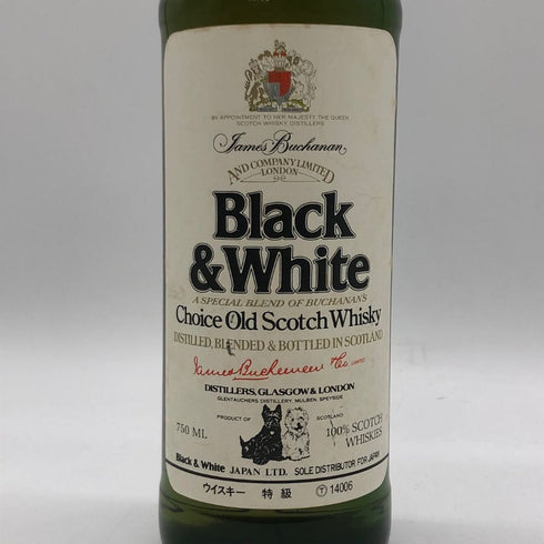 ブラックアンドホワイト ブキャナンズ チョイス 760ml 43% BLACK&WHITE BUCHANAN'S CHOICE 【H2】