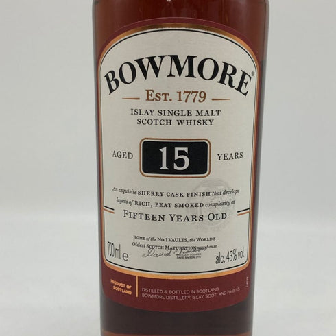 ボウモア 15年 700ml 43% BOWMORE スコッチウイスキー【O4】