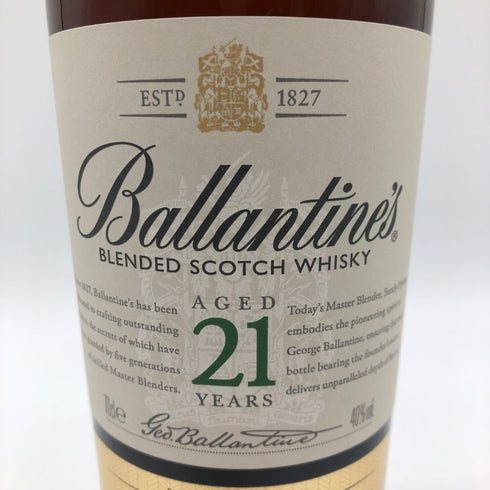 バランタイン 21年 国内正規品 700ml 40% Ballantine's スコッチウイスキー【I2】
