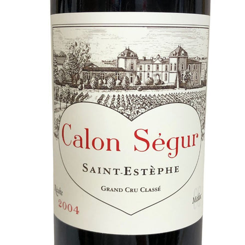 シャトー カロン セギュール 2004 750ml 12.5% Chateau Calon Segur ボルドーワイン【I3】