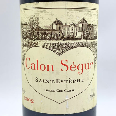 シャトー カロン セギュール 2002 750ml 13% CHATEAU Calon Segur ボルドーワイン【D1】