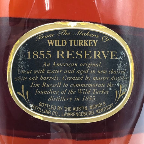 ワイルド ターキー 1855 リザーブ 750ml 54.8% WILD TURKEY RESERVE バーボン【A3】