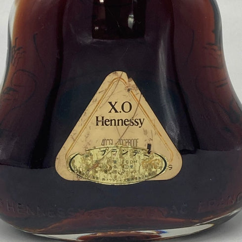 ヘネシーXO クリアボトル 金キャップ 700ml 40% Hennessy コニャック【K4】
