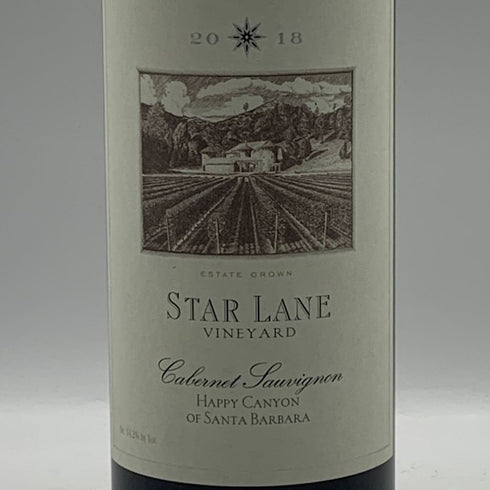 スターレーン ヴィンヤード カベルネ ソーヴィニヨン ハッピー キャニオン オブ サンタ バーバラ 2018 750ml 14.5% STAR LANE CABERNET SAUVIGNON HAPPY CANYON OF SANTA BARBARA カリフォルニアワイン【T4】