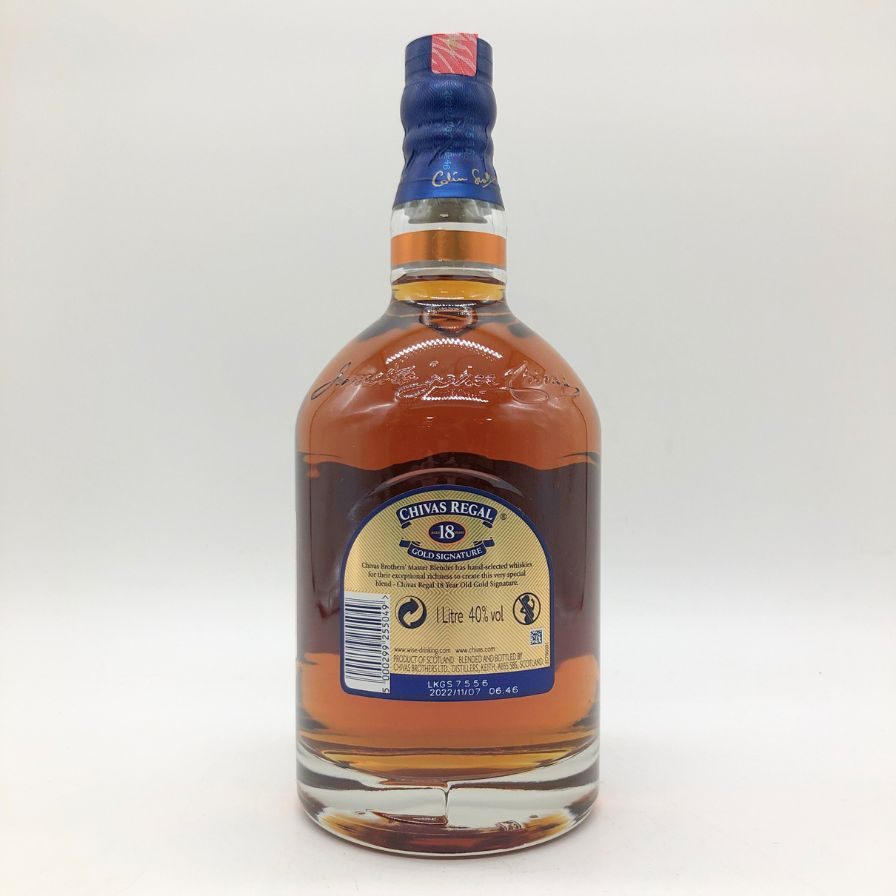 シーバスリーガル 18年 ゴールドシグネチャー 1000ml 40% CHIVAS REGAL