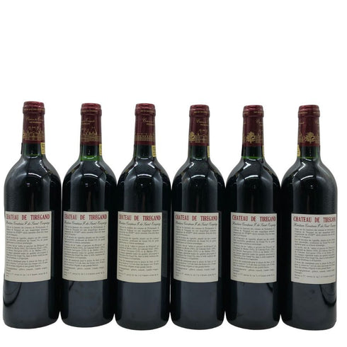 赤ワイン6本まとめ シャトー ド ティレガン 2003 750ml 12.5% Château de Tiregand 赤ワイン【20】