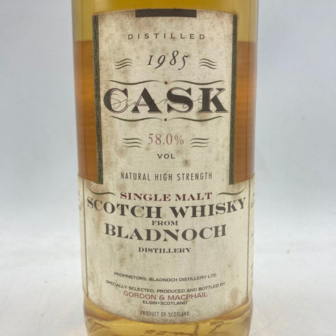 ゴードン&マクファイル ブラッドノック カスク 1985 GORDON & MACPHAIL 【A4】