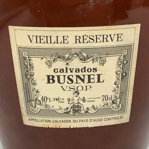 カルヴァドス ビュネル VSOP 陶器ボトル 700ml 40% カルバドス BUSNEL Calvados ブランデー1243g【Q4】