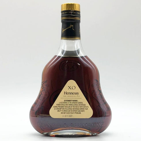 ヘネシーXO クリアボトル 金キャップ 350ml Hennessy コニャック【S1】
