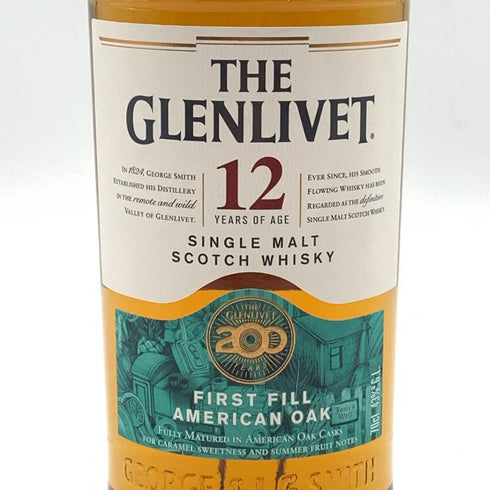 ザ グレンリベット 12年 ファーストフィル アメリカンオーク 700ml 43% THE GLENLIVET FIREST FILL AMERICAN OAK 【F4】