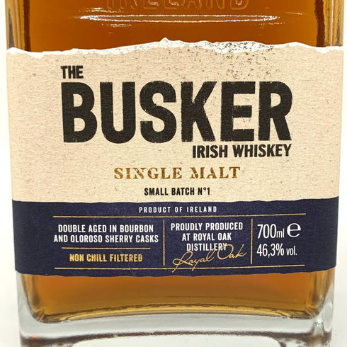 バスカー シングルモルト スモールバッチ No.1 700ml 46.3% BUSKER アイリッシュウイスキー【P1】