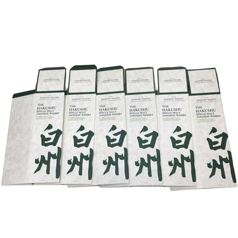 サントリー 白州 NV 空き箱 化粧箱 カートン 6枚セット SUNTORY【AFI22】