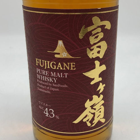 東京都限定◆富士ヶ嶺 ピュアモルト ウイスキー 700ml 43% FUJIGANE PURE MALT 【J1】
