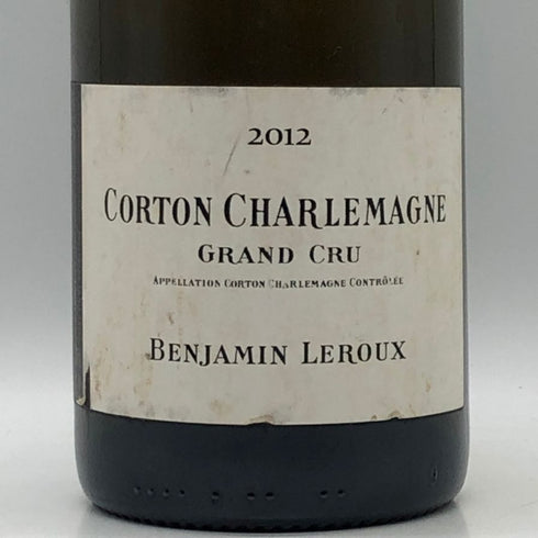 バンジャマン ルルー コルトン シャルルマーニュ グランクリュ 2012 750ml 13% BENJAMIN LEROUX 白ワイン【Y1】