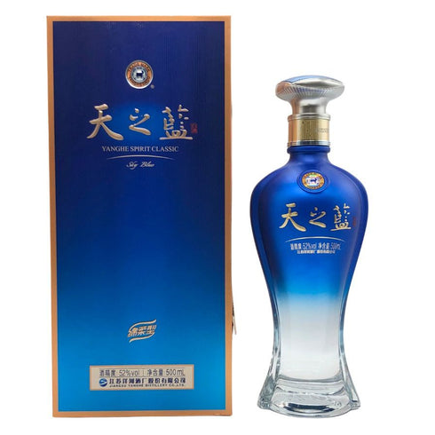 天之藍 白酒 濃香型 500ml 52% 中国酒1120g【M4】