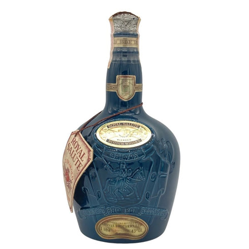 シーバス ブラザーズ ロイヤルサルート 21年 青陶器 1000ml 40% CHIVAS BROTHERS ROYAL SALUTE スコッチウイスキー【B1】