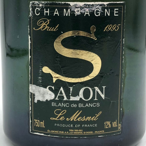 サロン ブランドブラン ル メニル 1995 750ml 12% SALON Blanc de Blancs Le Mesnil Brut シャンパン【B4】
