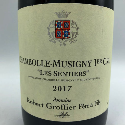 ロベール グロフィエ シャンボール ミュジニー プルミエクリュ レ サンティエ 2017 750ml 13.5% Robert GROFFIER Chambolle Musigny Les Sentiers ブルゴーニュワイン【E2】