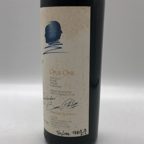 オーパスワン 2007 750ml 14% OPUS ONE カリフォルニアワイン【J4】