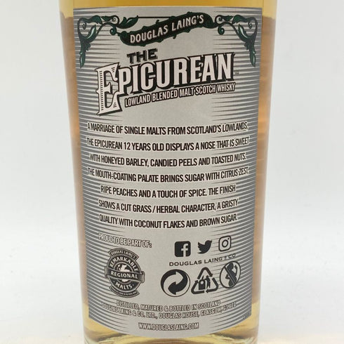 ザ エピキュリアン ダグラスレイン 12年 スモールバッチ 700ml 46% DOUGLAS LAING THE EPICUREAN 【N4】