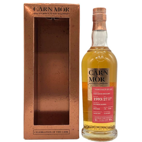 グレンキース 1993 27年 カーンモア セレブレーション オブ ザ カスク 700ml 49% Glen Keith スコッチウイスキー【T1】