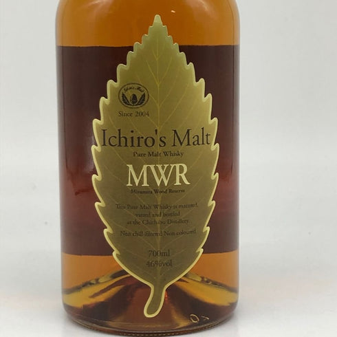東京都限定◆ベンチャーウイスキー イチローズモルト MWR ミズナラウッドリザーブ 700ml 46% Ichiro's Molt 【F2】
