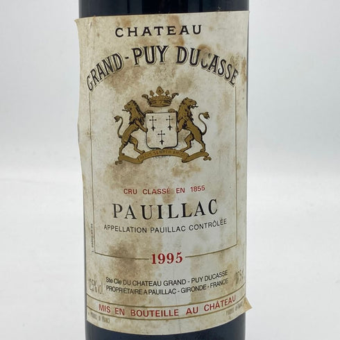シャトー グラン ピュイ デュカス 1995 375ml 12.5% CHATEAU GRAND-PUY DUCASSE ブルゴーニュワイン【B1】