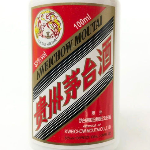 貴州茅台酒 マオタイ酒 天女ラベル 2024 100ml 53% 中国酒287g【F1】
