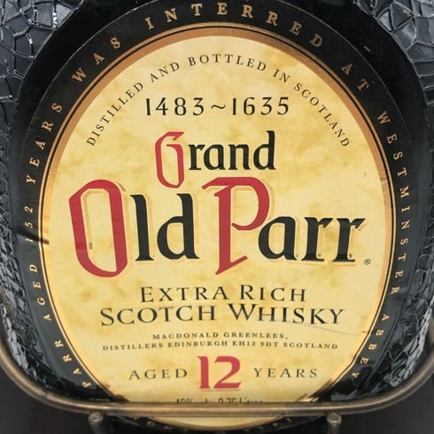 グランド オールドパー 12年 エクストラリッチ 3750ml 40% Grand Old Parr EXTRA RICH スコッチウイスキー【DD横】