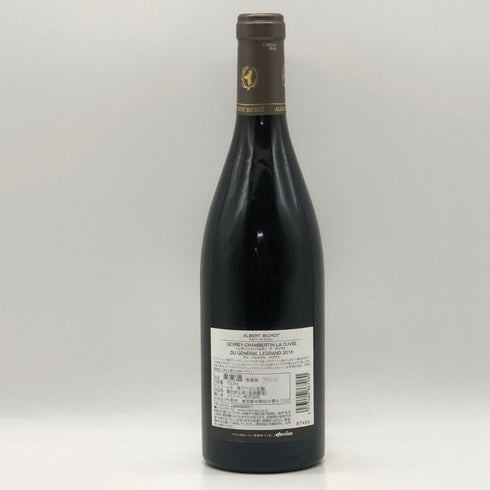 アルベール ビショー ジュヴレ シャンベルタン ラ キュベ デュ ジェネラル ルグラン 2018 ALBERT BICHOT Gevery-Chambertin La Cuvee Du General Legrand ブルゴーニュワイン【O0】
