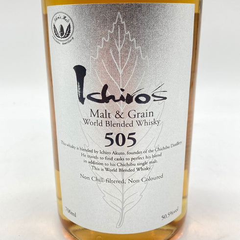 東京都限定◆イチローズモルト 505 モルト&グレーン ワールドブレンデッドウイスキー 700ml 50.5% Ichiro's Malt&Grain 【L2】